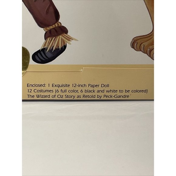 Dorothy Visits Oz Paper Doll Wizard of Oz 1992 Peck-Gandre Sealed Vintage - Picture 9 of 13